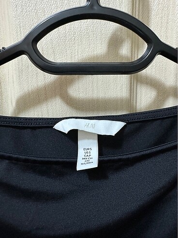 s Beden siyah Renk H&M siyah microfiber üst