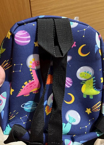 Renkli Uzay Temalı Çocuk Sırt Çantası - Görsel 3