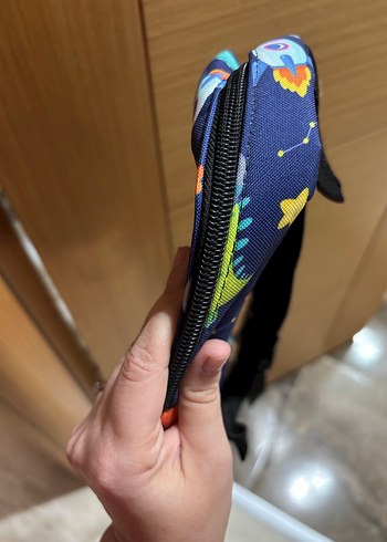 Renkli Uzay Temalı Çocuk Sırt Çantası - Görsel 4