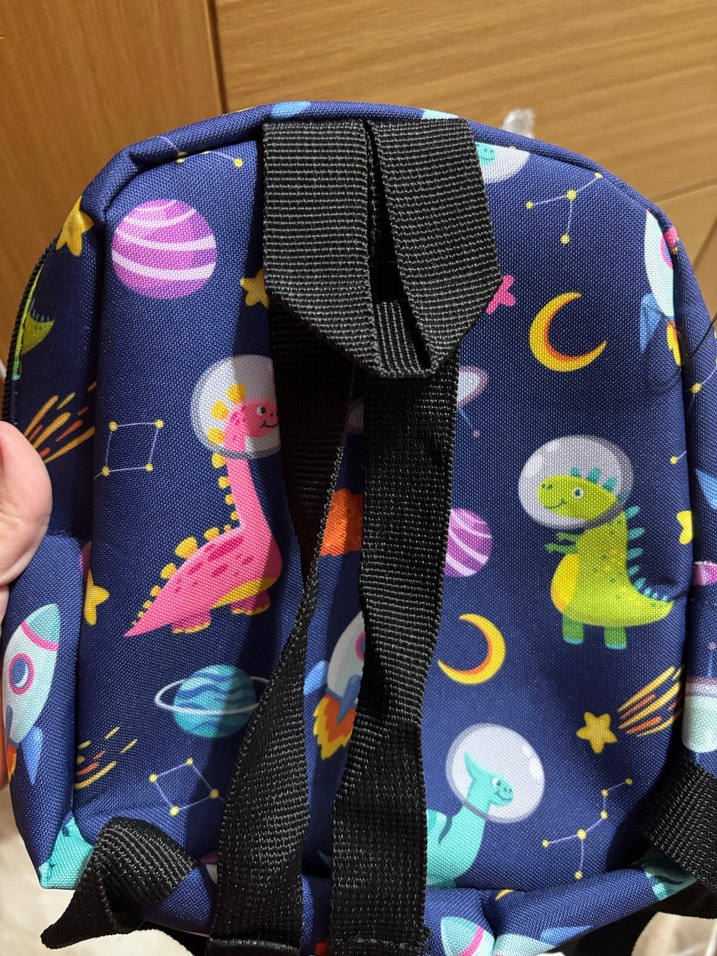 Renkli Uzay Temalı Çocuk Sırt Çantası - Görsel 3