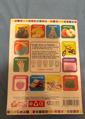 İlk 100 Sözcük Flash Kartları - Çok Renkli - Görsel 3