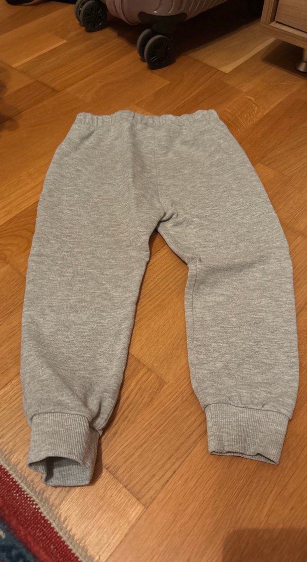 Gri Erkek Çocuk Rahat Kesim Eşofman Altı - Görsel 4