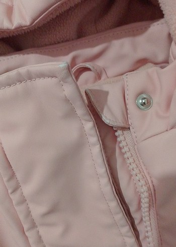 kız çocuk pembe mont - Görsel 3