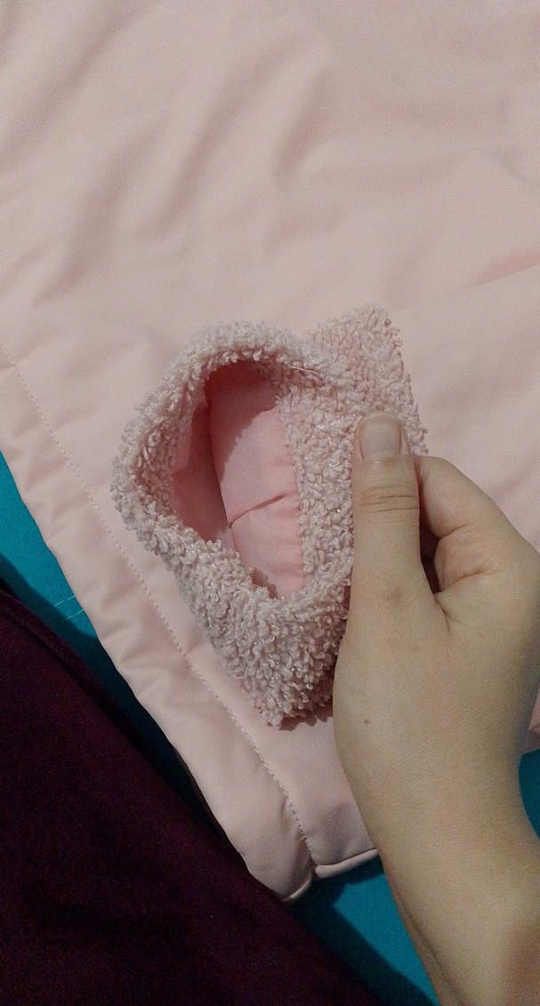 kız çocuk pembe mont - Görsel 5