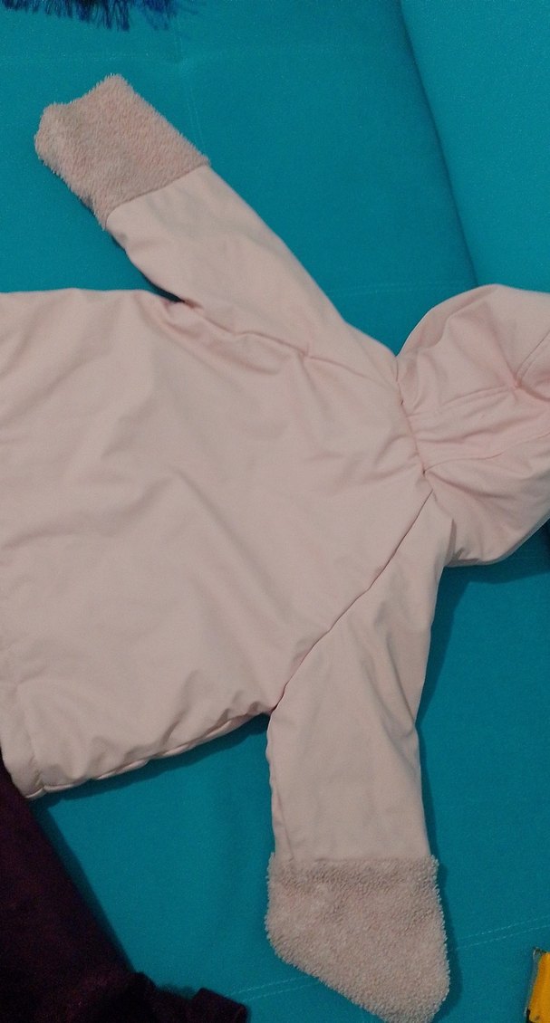 kız çocuk pembe mont - Görsel 4