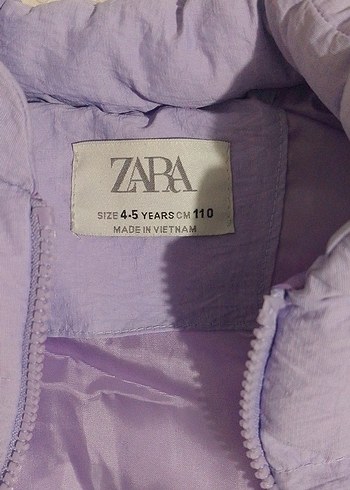 Mor Kız Çocuk Kürklü Yelek - Görsel 2