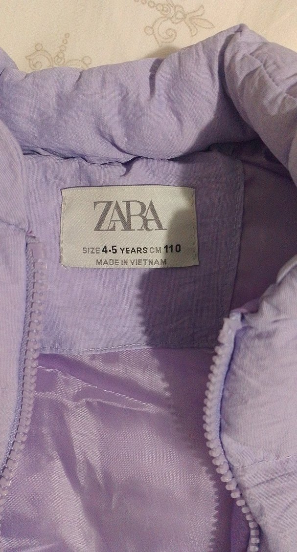 Mor Kız Çocuk Kürklü Yelek - Görsel 2