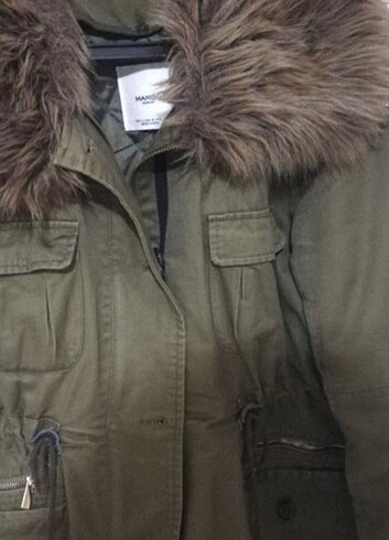 Mango haki mont parka - Görsel 2