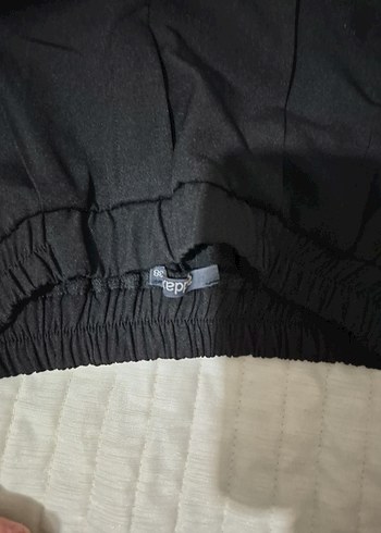 Siyah Rahat Kesim Kadın havuç Pantolon - Görsel 2