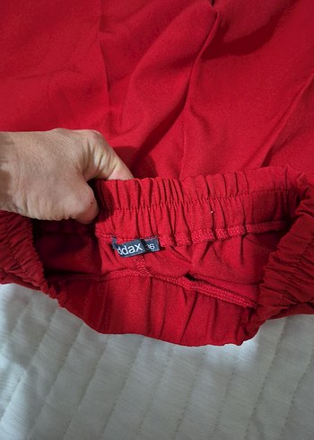 Kırmızı  havuç pantolon - Görsel 4