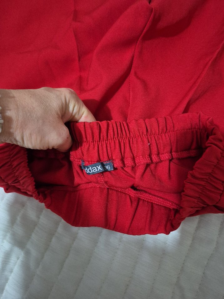 Kırmızı  havuç pantolon - Görsel 4