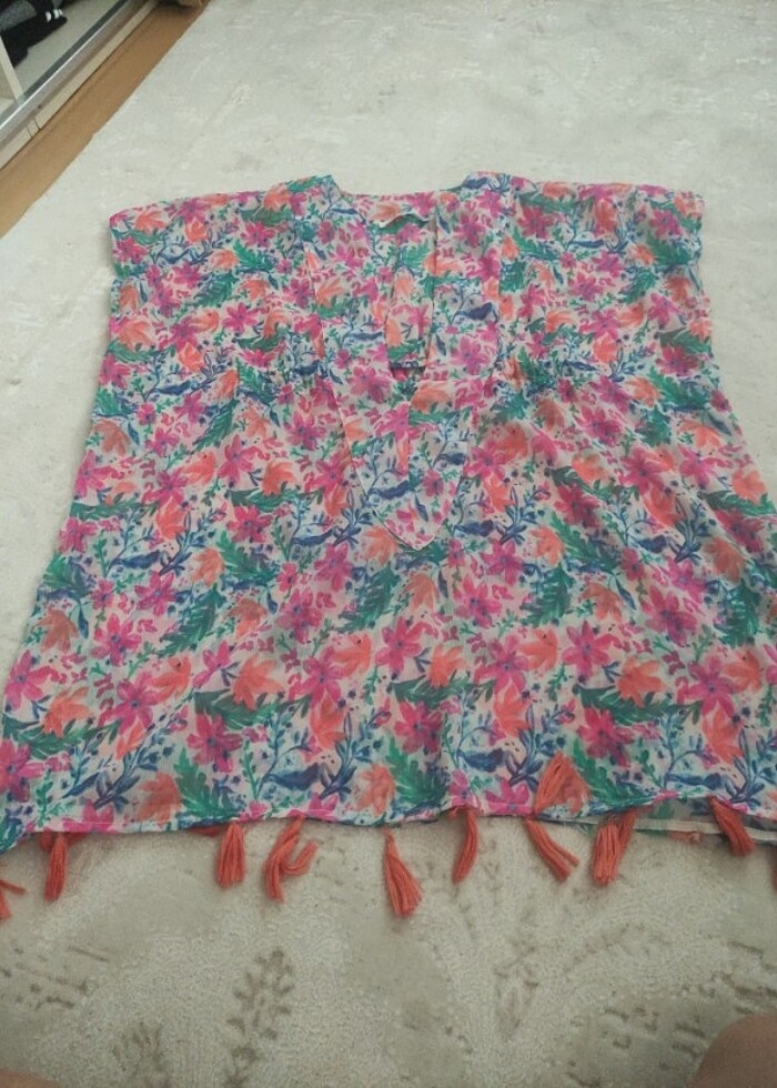 Penti pareo çiçekli  - Görsel 2