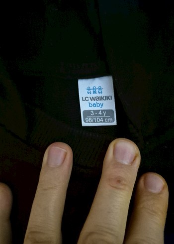 Siyah Kapüşonlu Erkek cocuk  Sweatshirt - Görsel 2