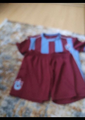 Bordo V Yaka Erkek cocuk  Spor Forması - Görsel 3