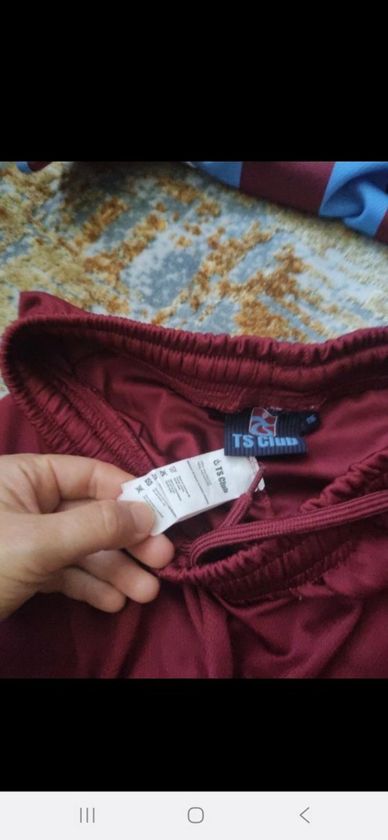 Bordo V Yaka Erkek cocuk  Spor Forması - Görsel 2