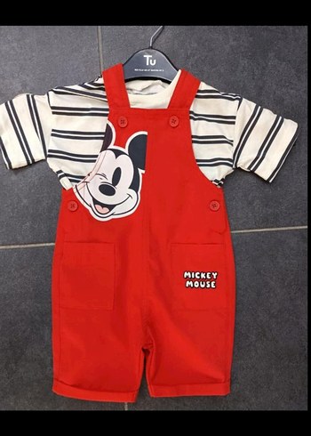 Renkli Mickey Mouse Erkek Tulum Takımı