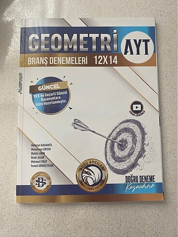 BİLGİ SARMAL TYT AYT GEOMETRİ DENEMELERİ