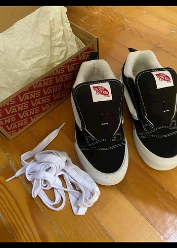 36 Beden Vans Kadın Beyaz Gri Spor Ayakkabı