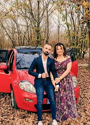 Çiçekli abiye 