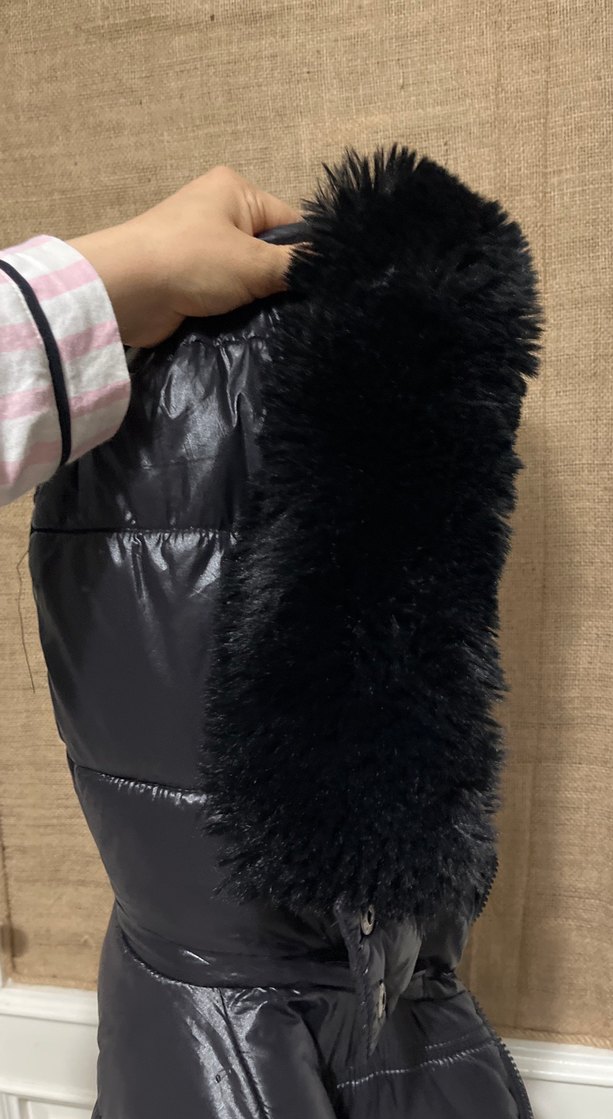 Siyah Fermuarlı Kadın Kışlık mont - Görsel 5