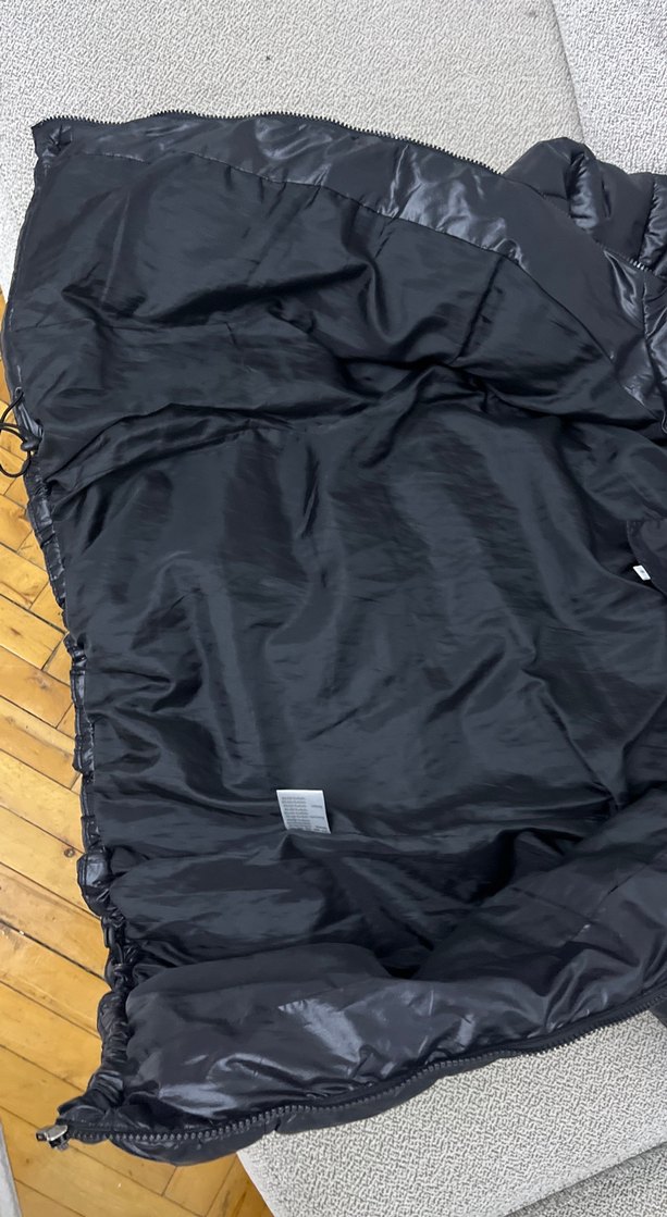 Siyah Fermuarlı Kadın Kışlık mont - Görsel 3