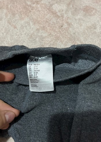 24-36 Ay Beden Gri Nakışlı Çocuk Külotlu Çorap Seti