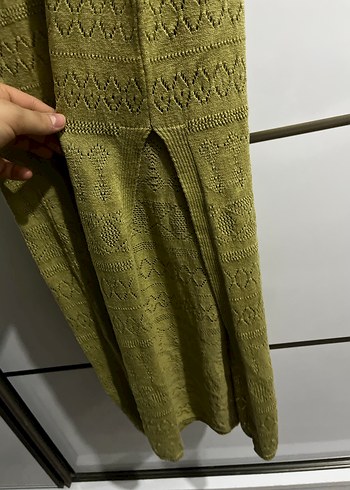 Uzun Kollu Triko Kadın elbise - Görsel 3