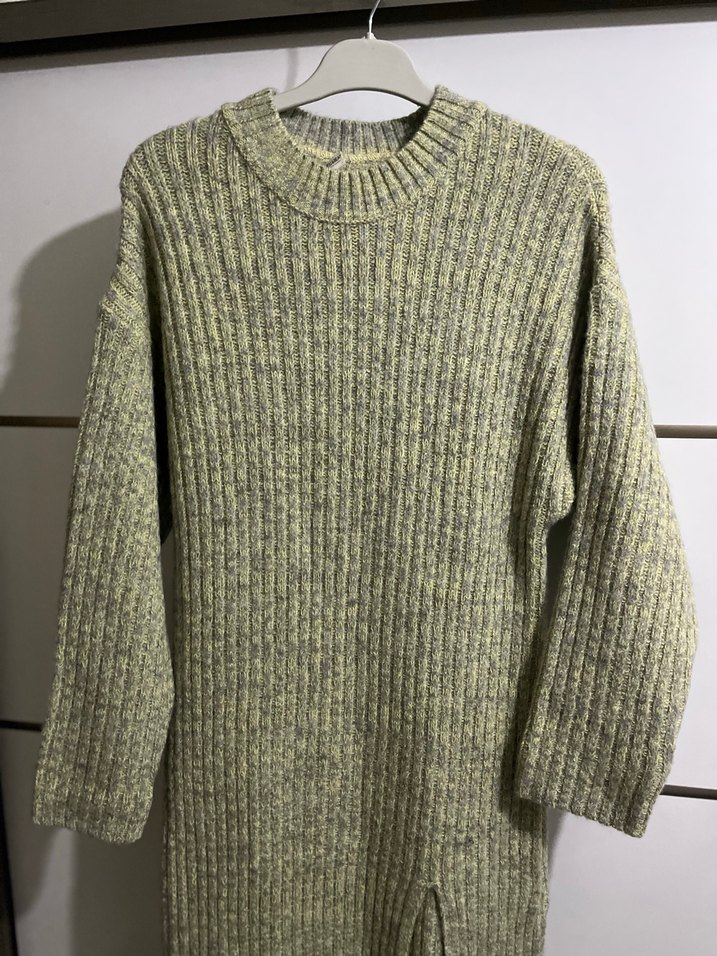 Uzun Triko Elbise - Görsel 2