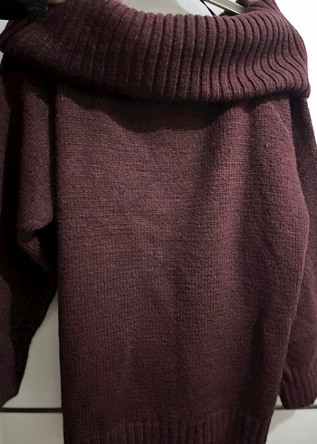 Yakalı Örgü Kadın Kazak - Görsel 2