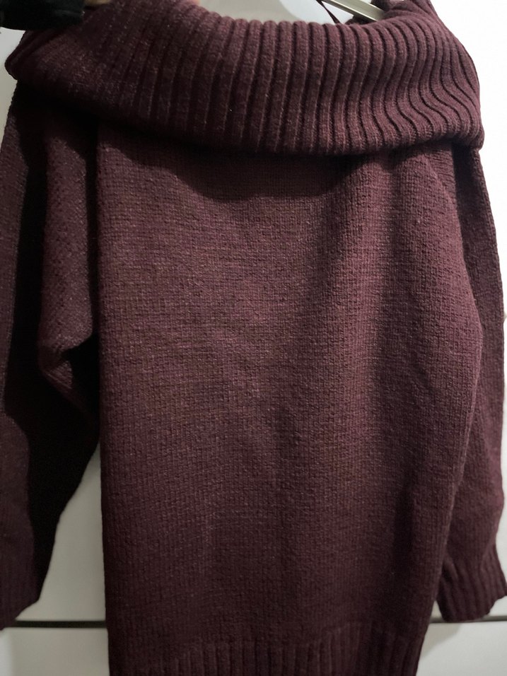 Yakalı Örgü Kadın Kazak - Görsel 2