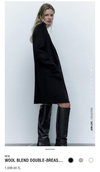 Zara Zara yün kaban