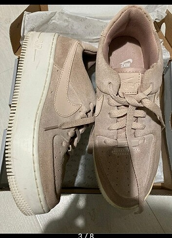 37,5 Beden Nike af1 platform pudra spor ayakkabi