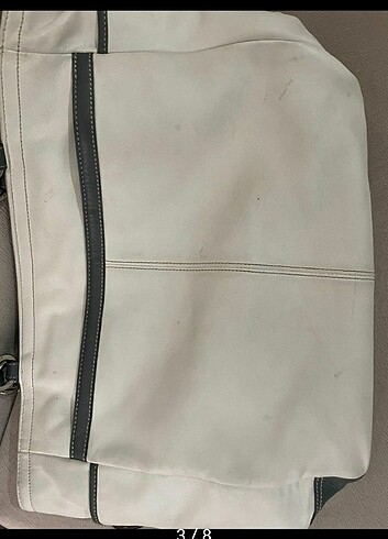  Beden beyaz Renk Coach orjinal çanta 