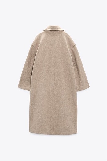 Zara Zara bej oversize kaban
