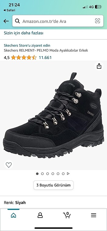 Skechers suya dayanıklı erkek bot