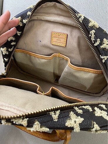  Beden kahverengi Renk Louis vuitton tuffetage deri 1:1 kalite çanta