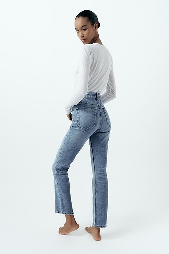 Zara kullanılmamış jean kot stove pipe