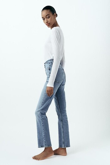 Zara Zara kullanılmamış jean kot stove pipe