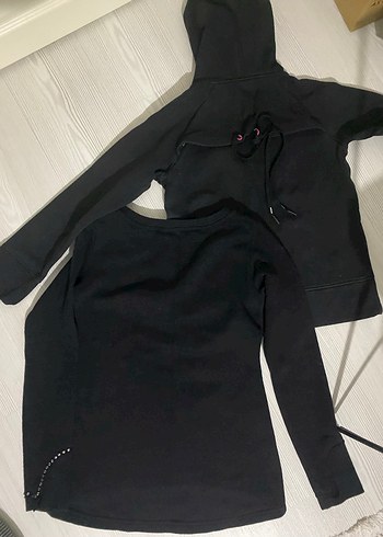 Roxy y2k spor sweatshirt ve dqmane tasarım sweatshirt - Görsel 2