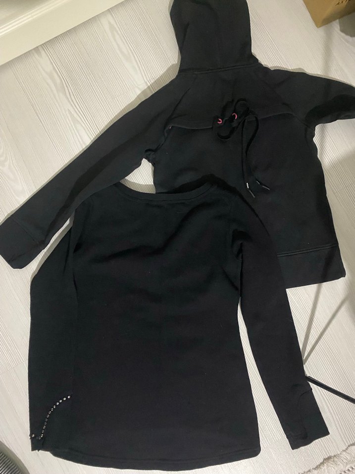 Roxy y2k spor sweatshirt ve dqmane tasarım sweatshirt - Görsel 2