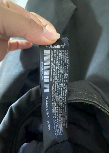 Pull bear yağlı mumlu waxlı kaban ceket - Görsel 7