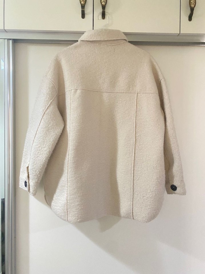 Zara oversize buklet ceket - Görsel 3