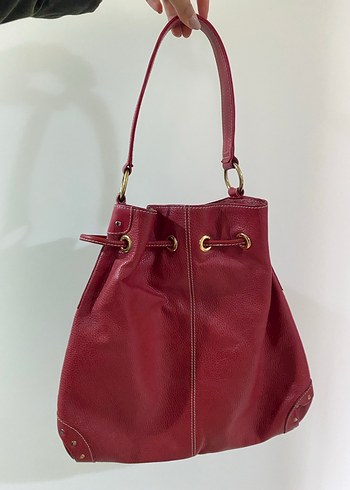 Dolce gabbana Y2k vintage kırmızı çanta - Görsel 2