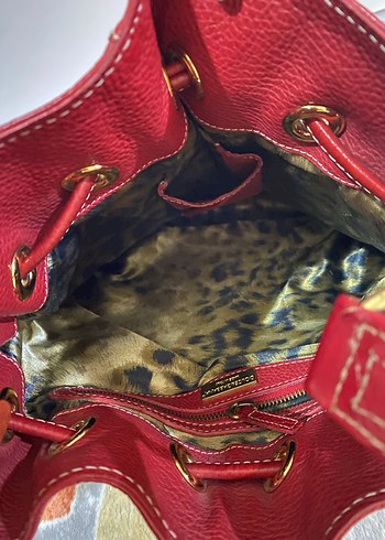 Dolce gabbana Y2k vintage kırmızı çanta - Görsel 4