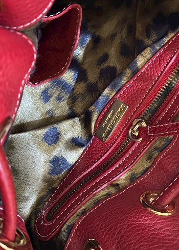 Dolce gabbana Y2k vintage kırmızı çanta - Görsel 3