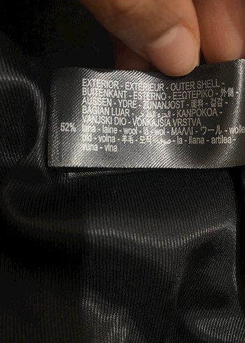 Zara premium yün Yüksek Yakalı Kadın kaban - Görsel 7