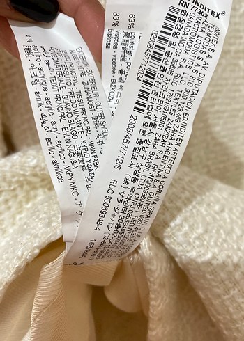 Zara orijinal tüvit blazer ceket - Görsel 5