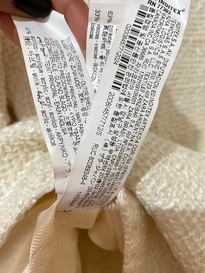 Zara orijinal tüvit blazer ceket - Görsel 5