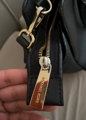 Michael Kors selma koleksiyonu Siyah Deri Kadın Çantası - Görsel 6