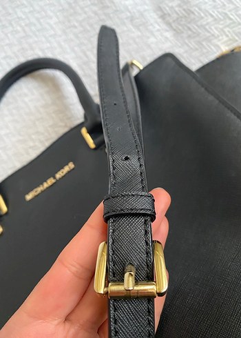 Michael Kors selma koleksiyonu Siyah Deri Kadın Çantası - Görsel 5